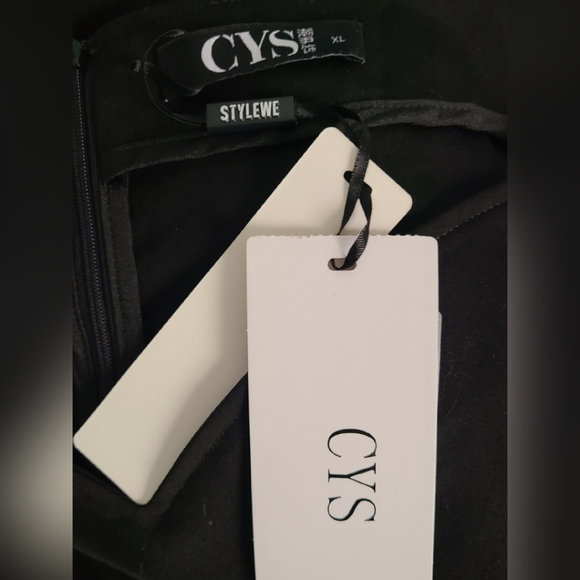 CYS STYLEWE  BLACK MIDI DRESS SIZE X/L - Picture 5 of 7